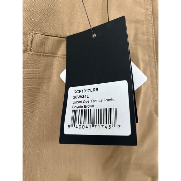 LA Police Gear Urban Ops Tactical Pants 30W/34L Coyote Brown Teflon Fabric Prote - Picture 4 of 14
